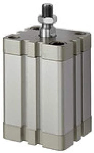 RIEGLER 155730-15.DMA.80015 Compact Cylinder Double-Acting AG, K-Ø80, Hub15, G1/8, ISO21287, Pack of 1