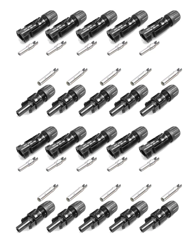 Staubli 10 Pairs MC4 Connectors - 4-6 mm2 Solar PV Set