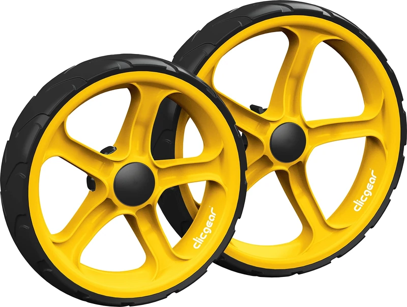 Clicgear Wheel Kit for Cligear 8.0+, Yellow,