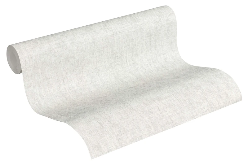 A.S. Création Plain Wallpaper Greenery Non-Woven Wallpaper 10.05 m x 0.53 m Grey Made in Germany 373341 37334-1