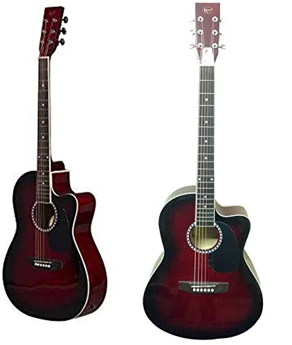 Red Wine Full Size 4/4 Classical Acoustic Guitar,40" Inch 6 Strings Guitar Beginner Student Adult Kit Guitar Starter Pack