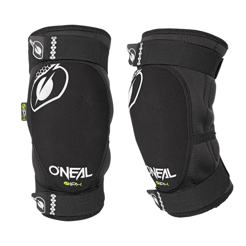 O'NEAL Knee Protectors I BMX Mountain Bike Downhill I Breathable, Lightweight MTB knee pads with IPX® Impact Protection I Abrasion-resistant material | Black White | Size XL