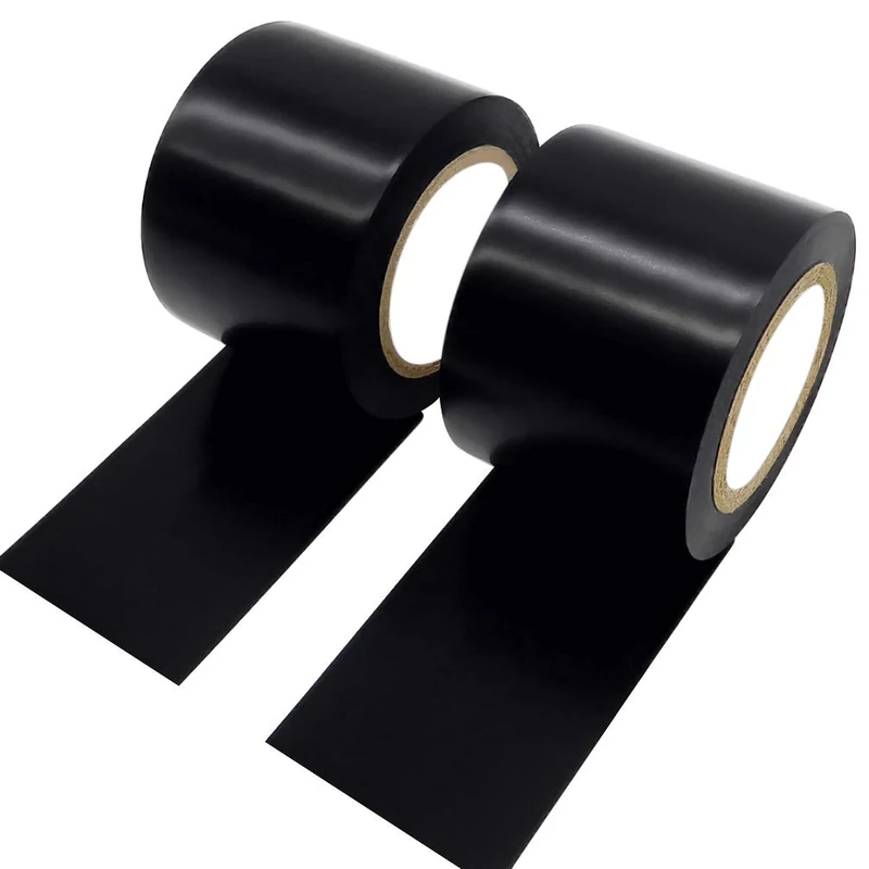 ALBOYI 2 Rolls Electrical Insulation Tape, 50mm x 15m PVC Flame Retardant Waterproof Insulating Tape for Wiring, Cable Protection and Electrical Repairs (Black)