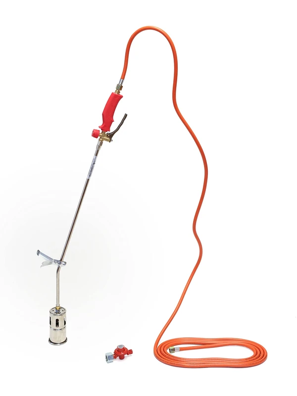 ROTHENBERGER Industrial RoMaxi Premium with 5 m Propane Hose and Propane Regulator - Weeding Torch - Roofing and Bitumen Installation - for Connecting to a Gas Cylinder - Image 1
