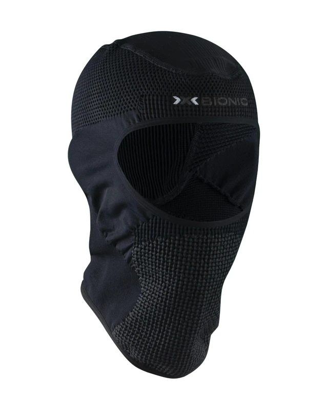 X-BIONIC Stormcap Face 4.0 Ski Face Mask - Black/Charcoal, Size 2 - Image 1