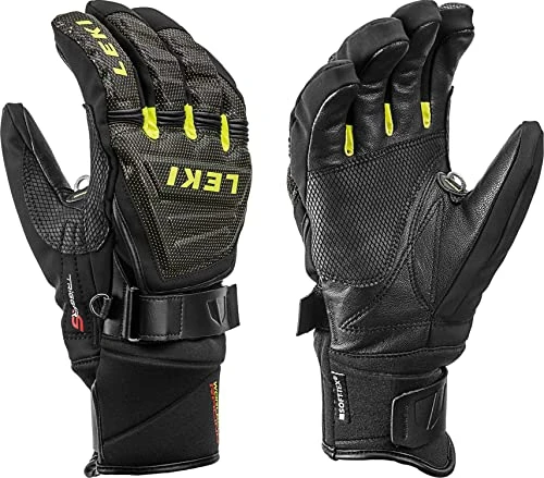 LEKI Race Coach C-Tech S Men's Ski Gloves Black (200) 11 Black/Ice Lemon 46 EU - Image 1