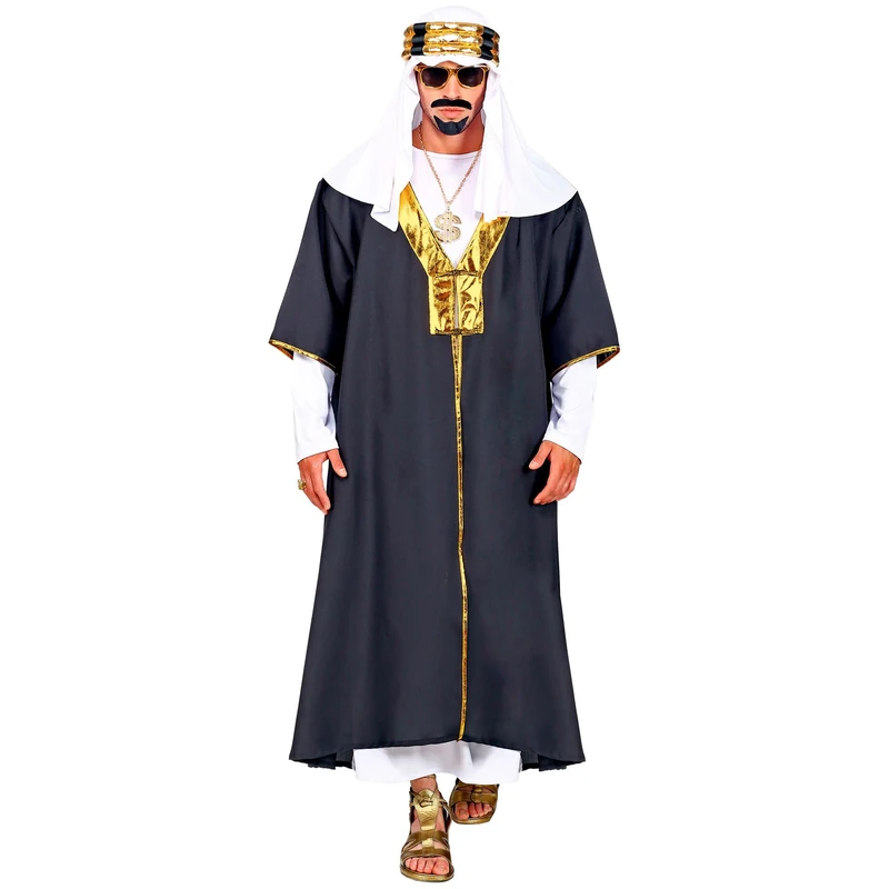 Widmann 05500 Men's Sultan Costume XXL Black - Image 1