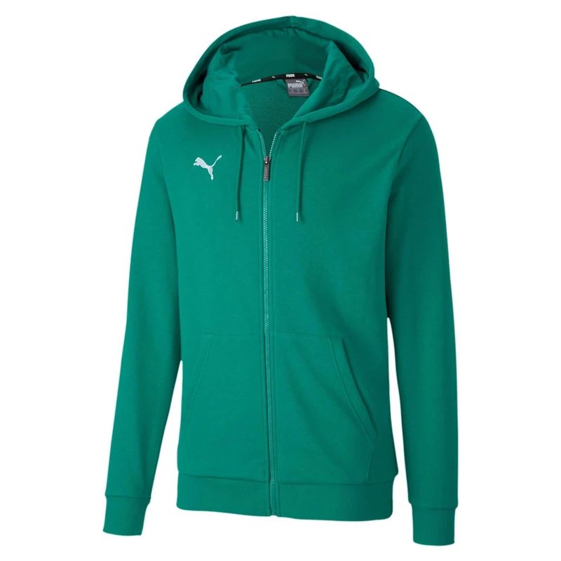 PUMA Men's Teamgoal 23 Casuals Hooded Jacket Pullover, Pepper Green, L UK - Image 1