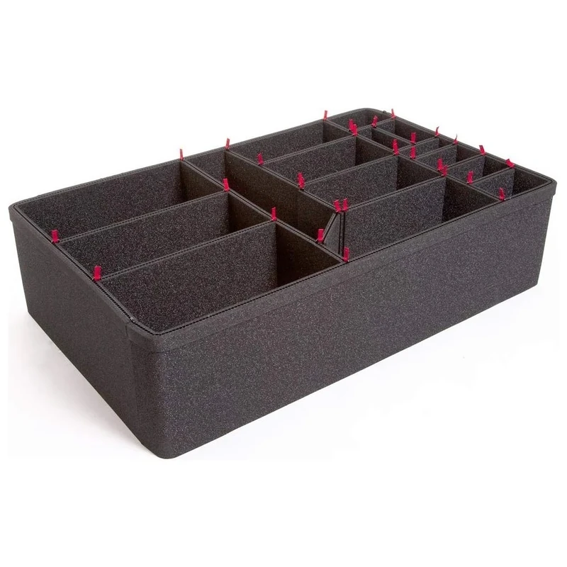 Peli 1650 TrekPak Divider Set, Original Protector Case Accessory, Compatible 1650, Colour: Black