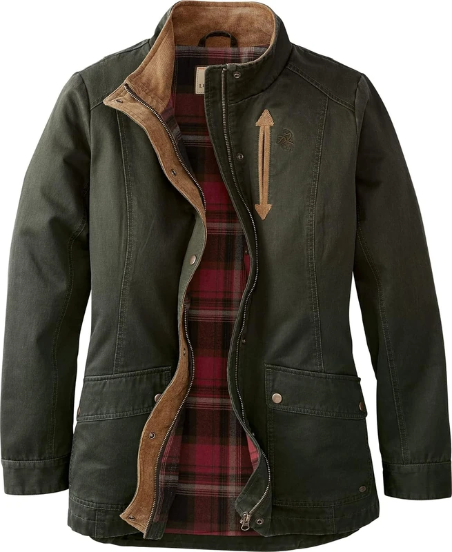 Legendary Whitetails Women's Saddle Country Shirt Jacket, Dark Army, M - Image 1