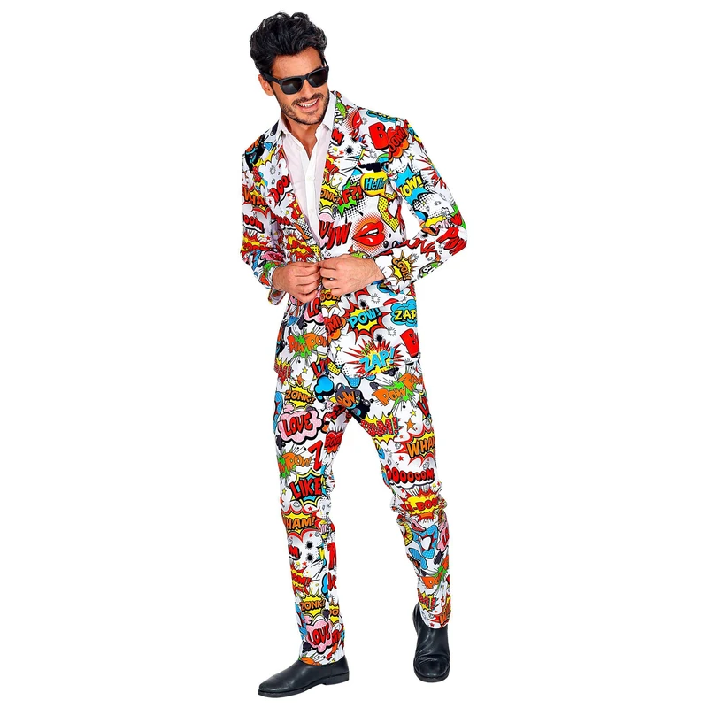 Widmann 09354 60s Pop Art Style Costume - Size XL