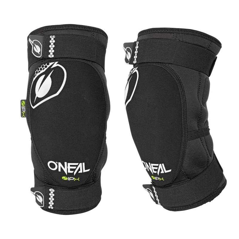 O'NEAL Knee Protectors I BMX Mountain Bike Downhill I Breathable, Lightweight MTB knee pads with IPX® Impact Protection I Abrasion-resistant material | Black White | Size S