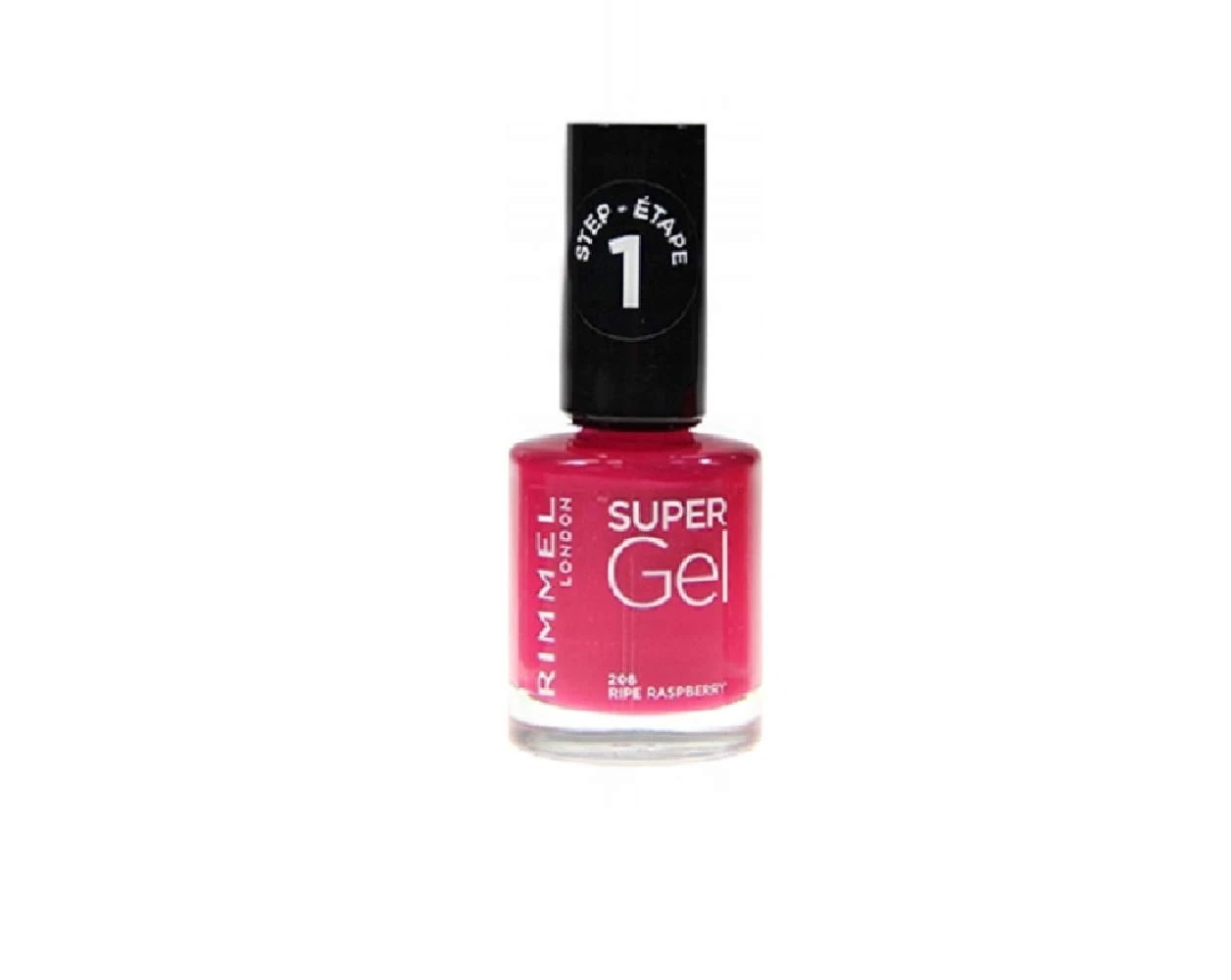 Rimmel Smalto Super Gel Colore 208 Ripe Raspberry, 12ml