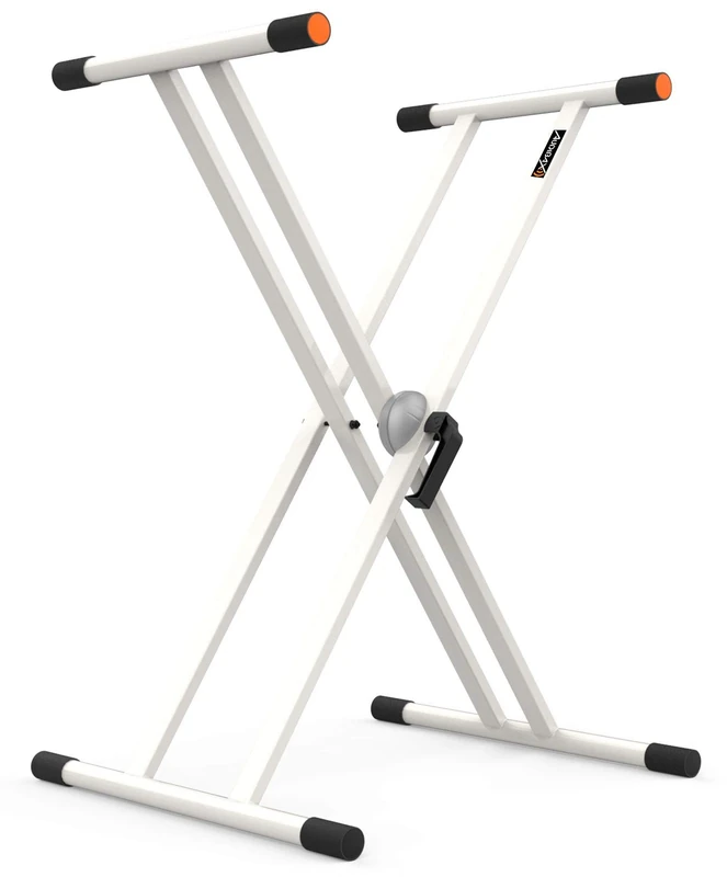 Audibax Onyx 130 Plus White Professional Premium Scissor Holder (Yamaha, Casio, Roland, Korg)