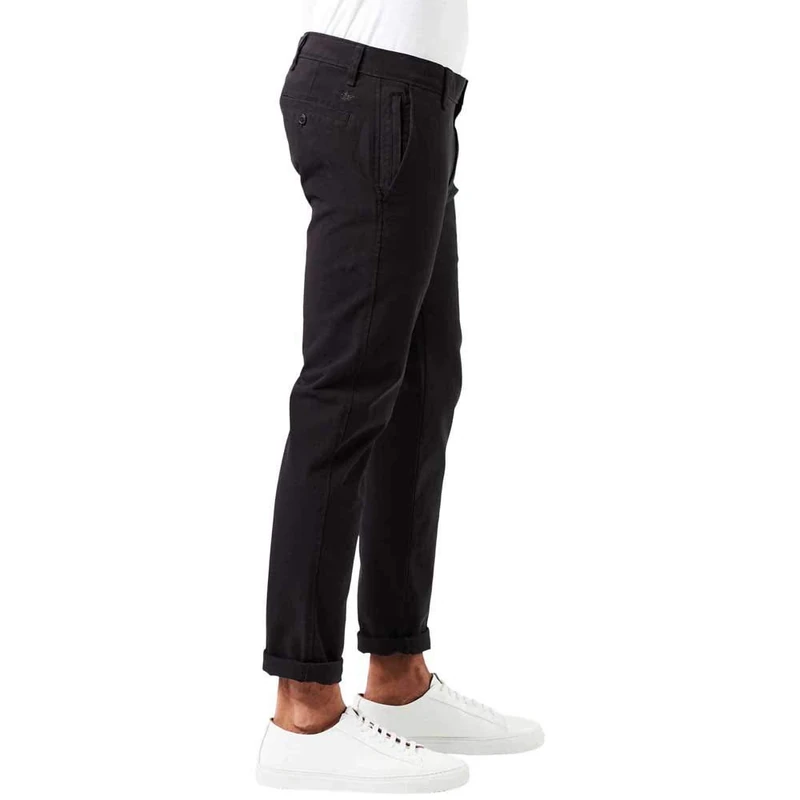 Dockers Men's Smart 360 Flex Ultimate Skinny Fit Chino Pantolon Trousers, Black, 36 W/32 L