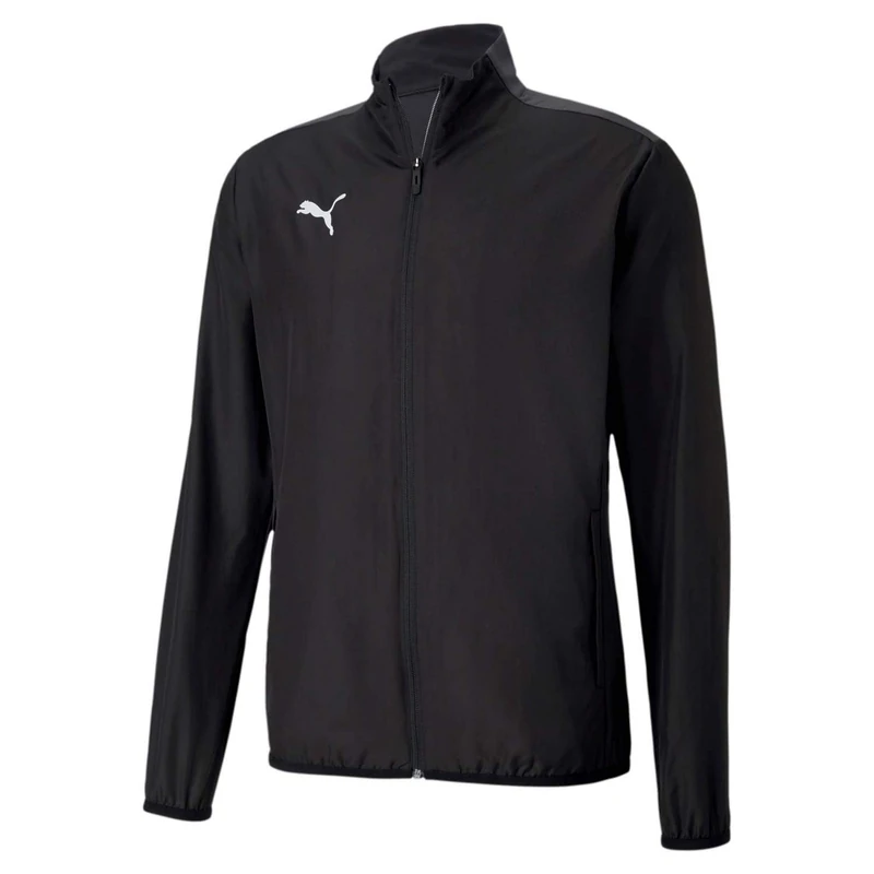 Puma Men's teamGOAL 23 Sideline Jacket Track Black-Asphalt, L - Image 1