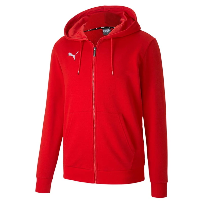 PUMA Men's Teamgoal 23 Casuals Hooded Jacket Pullover, Puma Red, XL UK - Image 1
