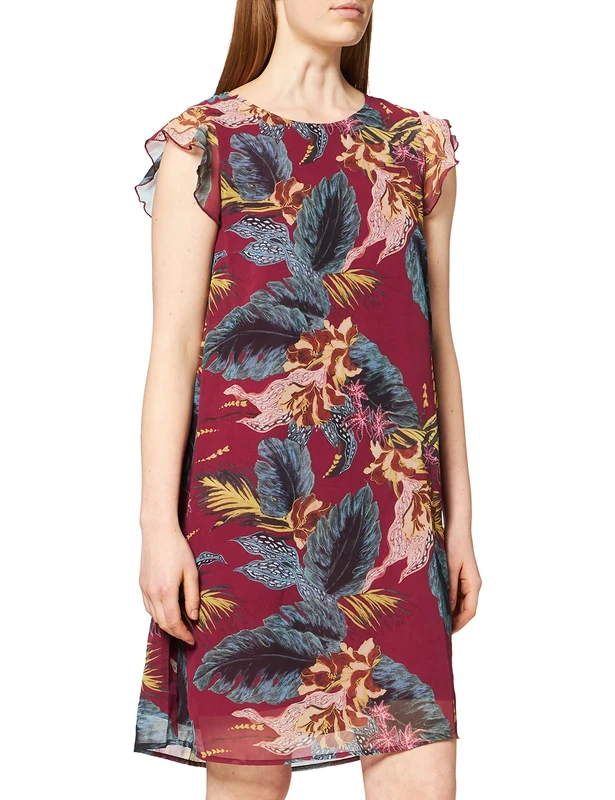 More & More Women's Kleid Von Dress, Multicolour (Multicolor Sweet Raspberry 4849), 6 (Size: 32)