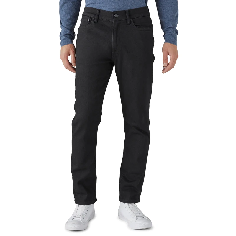 Lucky Brand Men's 410 Athletic Fit Jean, Black Rinse, 32W x 32L