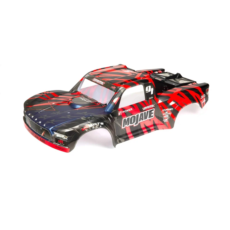 ARRMA MOJAVE 6S BLX Finished Body (Black/Red) - Z-ARA411004