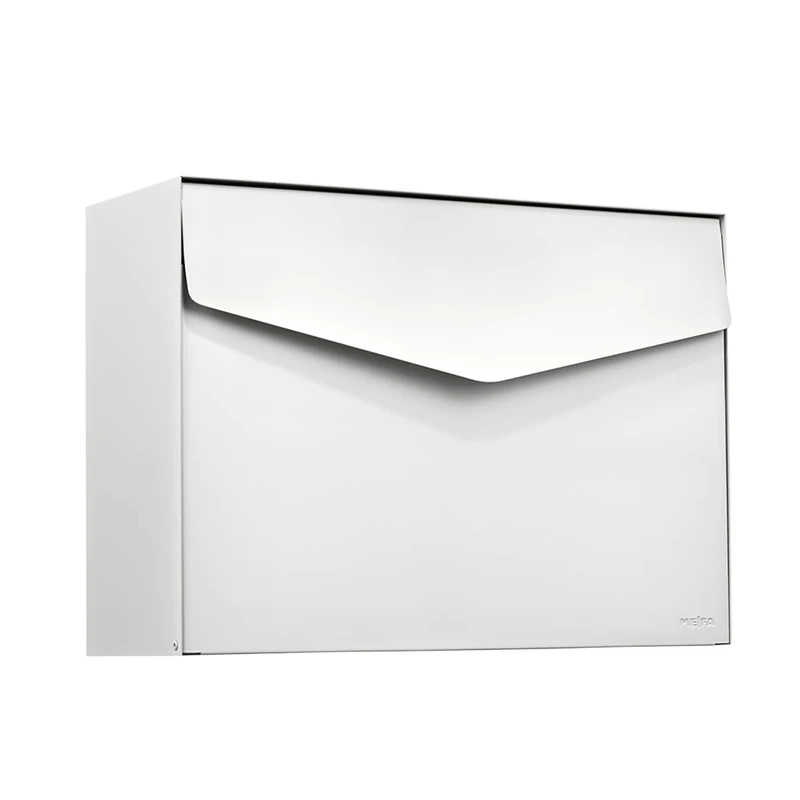 ME-FA 111020M MEFA Letter Box with Security Lock Letter Design 312 x 430 x 178 mm White