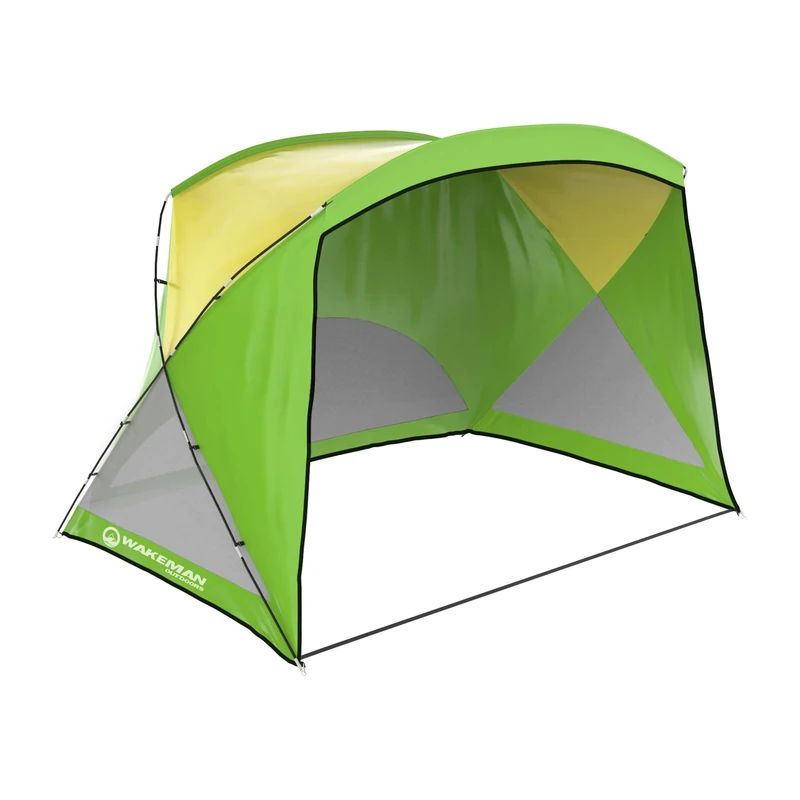 Wakeman Beach Tent Sun Shelter- Sport Umbrella, UV Protection, Water Resistant & Carry Bag- Shade Canopy for Families, Kids & Baby by Outdoors (Green)