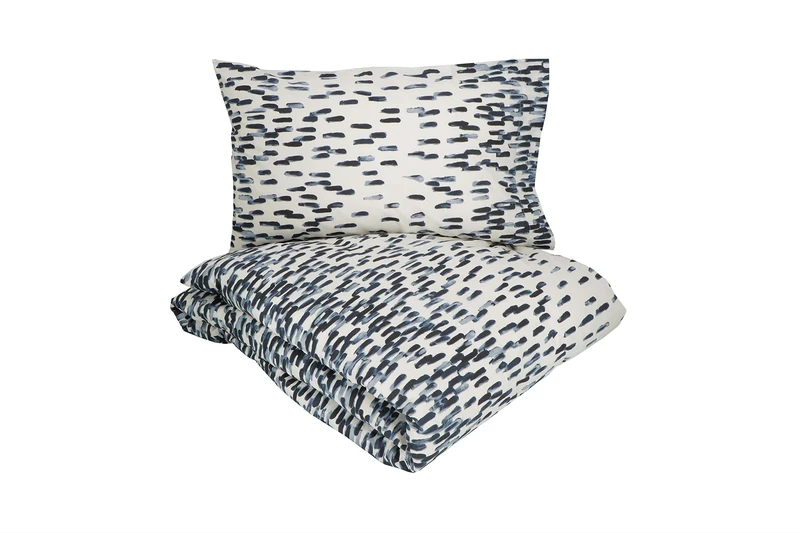 Gabel Duvet Cover Set Double Million, Imperial Blue - Image 1
