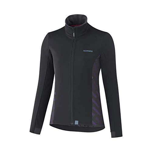 SHIMANO Clothing Women's Kaede Wind Jacket, Black, Size S