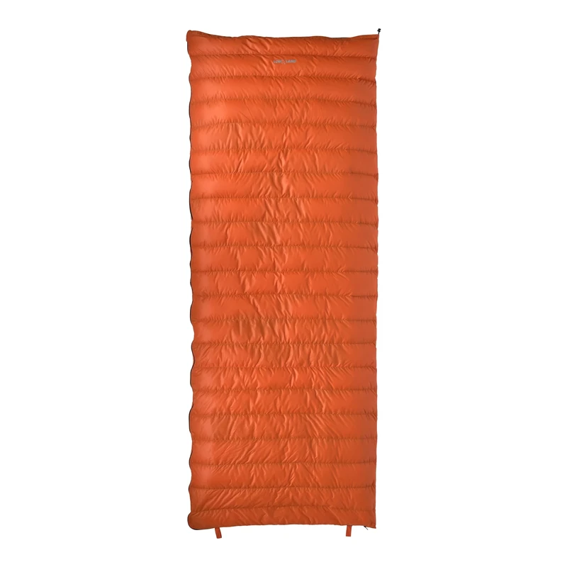 LOWLAND OUTDOOR Unisex Adult Super Compact Blanket-590g-210 cm +8°C, Orange, 210 x 80 x 80 cm