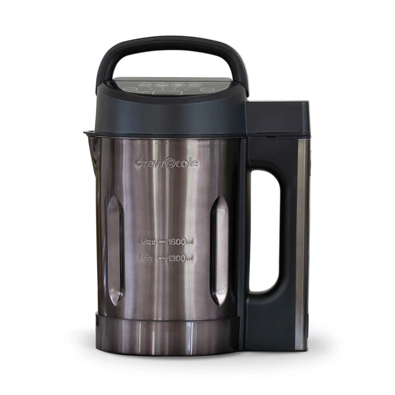 Soup Chef, Stainless Steel 1.6L Soup Maker with Sauté, Auto Clean & Keep Warm Function (Modern Charcoal)