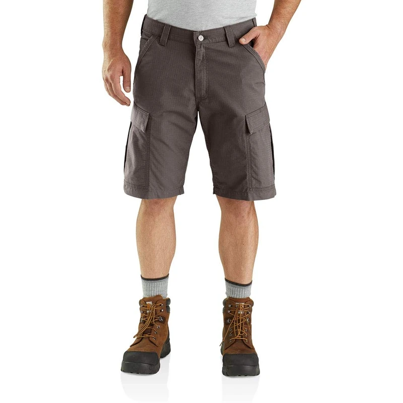 Carhartt Men's Force Relaxed Fit Ripstop Cargo Work Short, Tarmac, W42