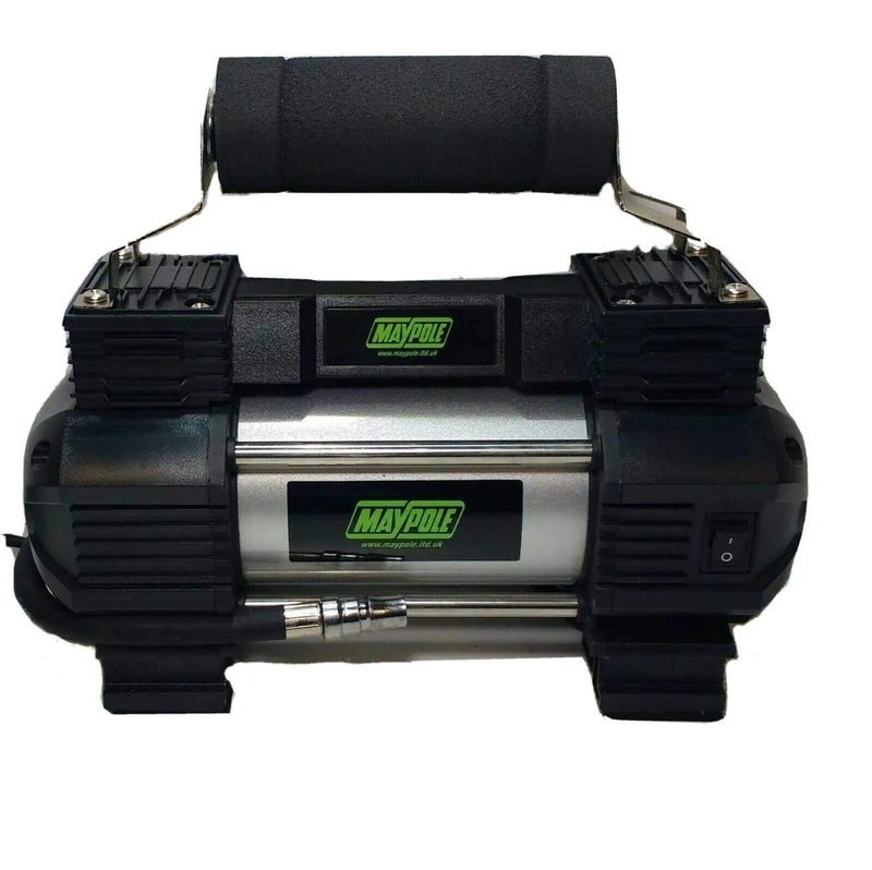 Maypole 12V Mini Heavy Duty Air Compressor High Speed Inflation Genuine MP7953