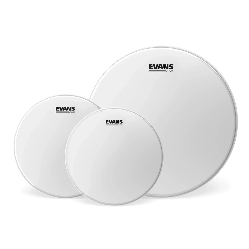 Evans Drum Heads - UV2 Coated Tom Pack - Rock (10 , 12, 16 Inch)