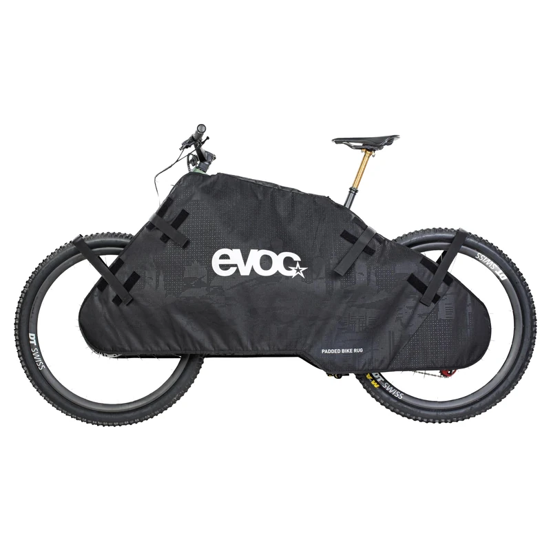 2021 EVOC PADDED BIKE RUG BIKE TRAVEL ACCESSORIES - Black - One Size (150x75x2cm)