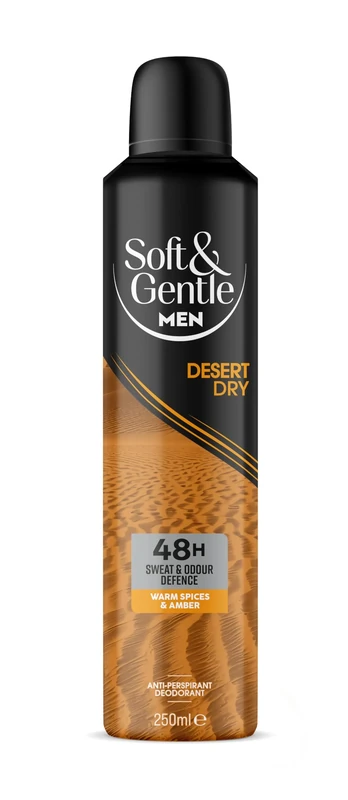 Soft & Gentle Desert Dry Antiperspirant Spray - 48hr Protection 250ml