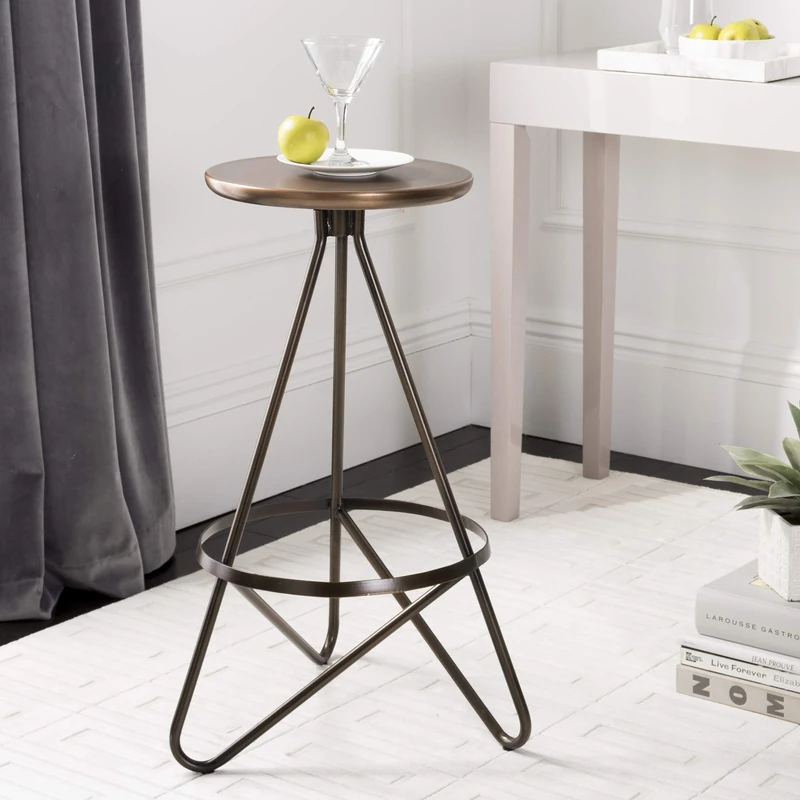 Safavieh Modern Bar & Counter Stool, in Antique Copper