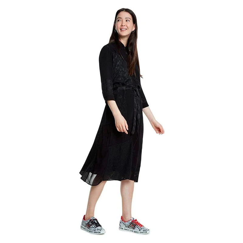 Desigual Women's Vest_TUNEZ Dress, Black (Black 2000), 16 UK (Manufacturer size : 44) - Image 1