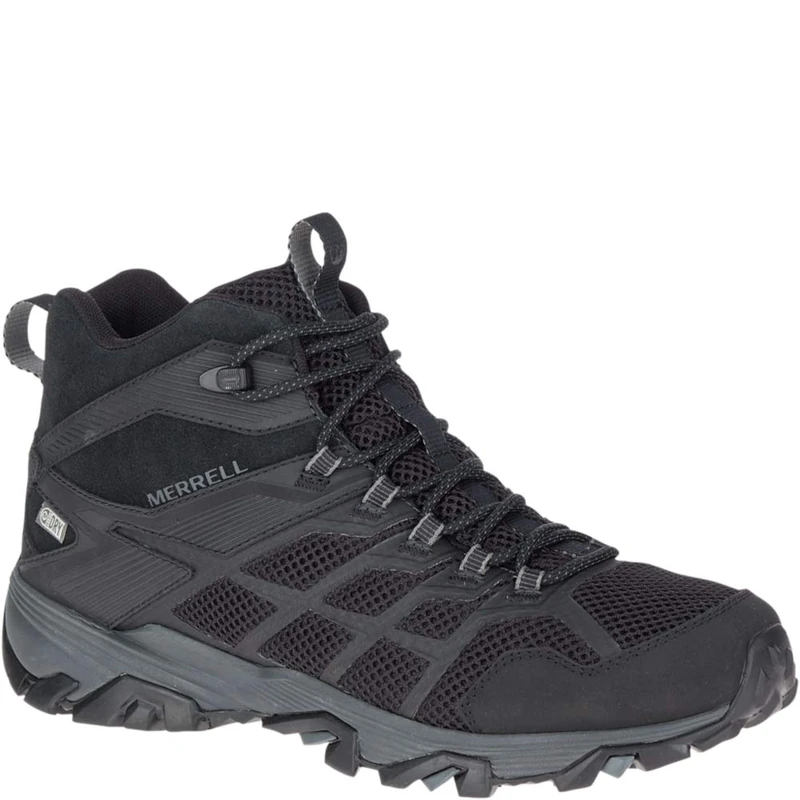 Merrell Men's Moab FST 2 Ice+ Thermo Waterproof and Insulated Walking Shoe, Black, 7.5