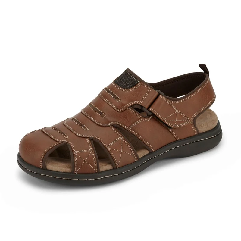 Dockers Men's Searose Fisherman Sandal, Rust, 8 UK