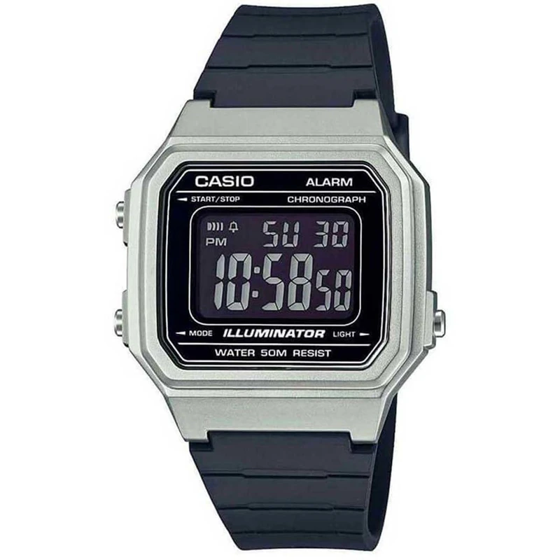 Casio Sports Watch W-217HM-7B, Black, Sporty