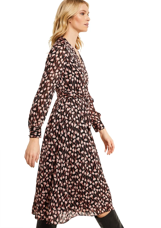 Comma Women's 8t.912.82.6635 Dress, Multicolour (99c2 Floral Print 99c2), 8 (Size: 34)