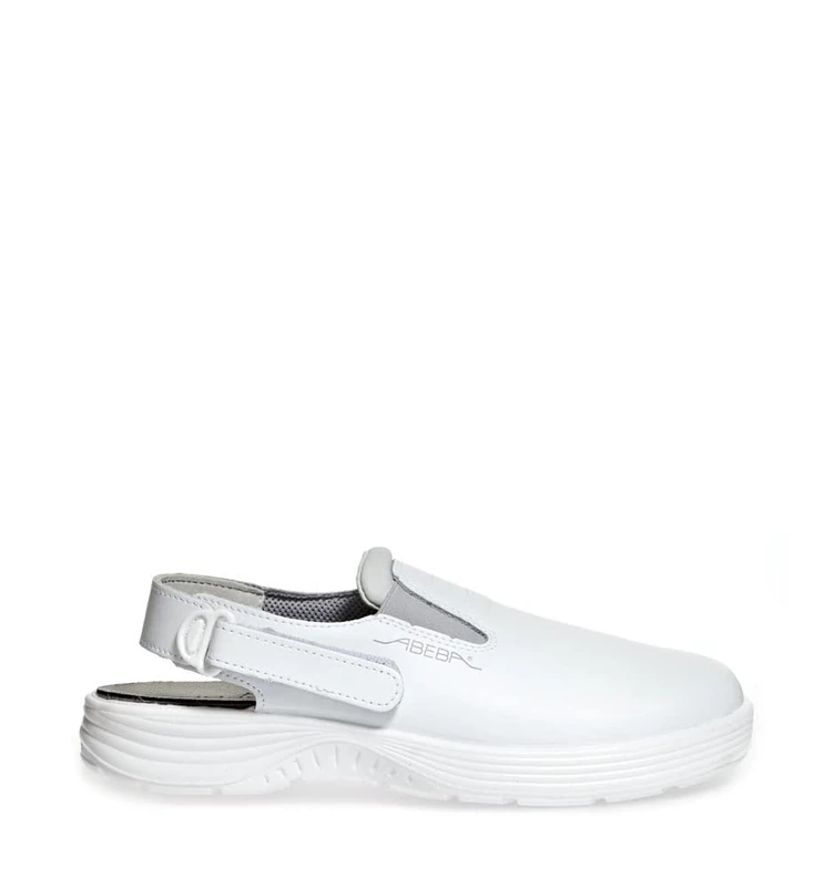 Abeba Clog X-Light 711130 Smooth Leather White
