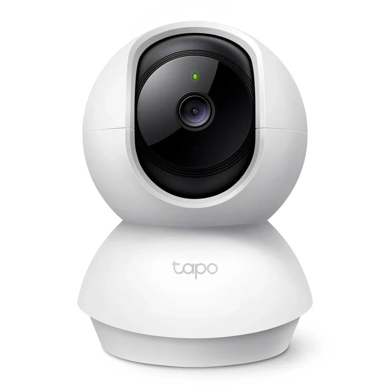 Tapo TP-Link C200 WLAN IP Kamera Überwachungskamera (Linsenschwenkung- und Neigung, 1080p-Auflösung, 2-Wege-Audio, Nachtsicht zu 9m, bis zu 128 GB lokaler Speicher auf SIM Karte) Weiß