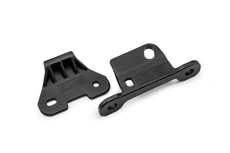 DV8 Offroad | Hard Top Mounting Backets | Compatible with The 2018+ Jeep Wrangler JL & Gladiator JT | Built to OEM Specifications | Black Finish