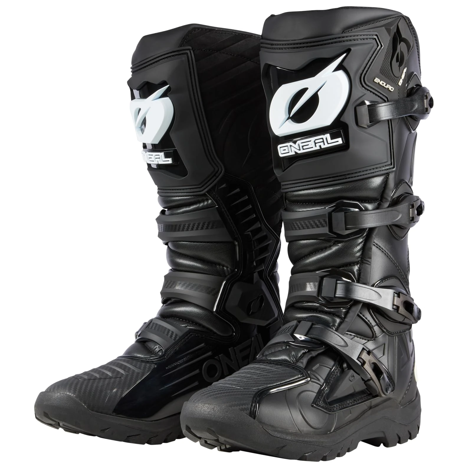 O'NEAL | Motocross Boots | Enduro Motorcycle | Foot & Shift Zone Protection, Microfibre Heat Protection, Perforated Lining for Better Ventilation | Boots RMX Enduro | Adult | Black | Size 40