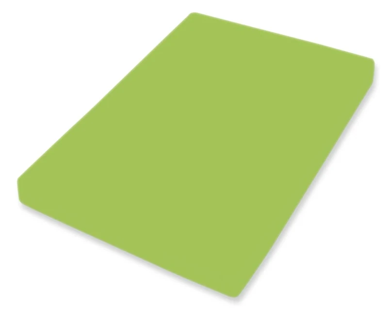 Bassetti Boxspring Kiwi 185 9302283 Fitted Sheet Plain Cotton and Elastane in Kiwi Colour 180 x 200 cm 200 cm x 220 cm