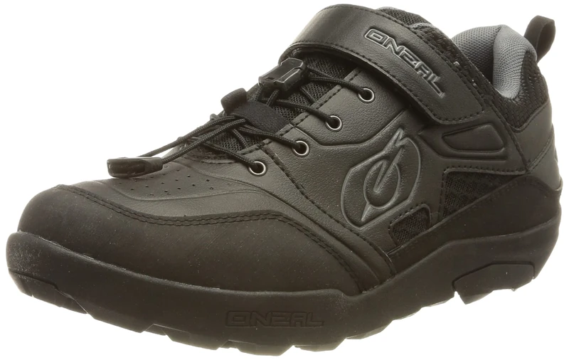O'NEAL | Cycling-Shoe | Mountain Bike MTB DH FR Downhill Freeride | Excellent Grip, SPD Sole, Quick Lacing System, Breathable | Traverse SPD Shoe Unisex | Adult | Black | Size 42