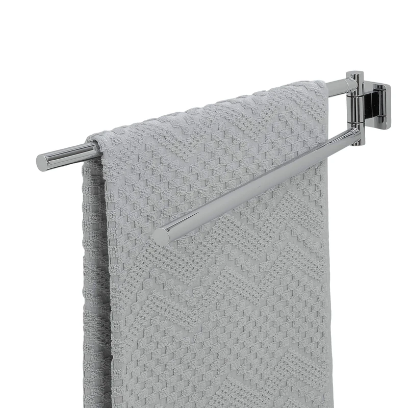 Tiger Dock Towel Rail, Stainless Steel, Chrome, 4.9 x 7.8 x 45.3 cm