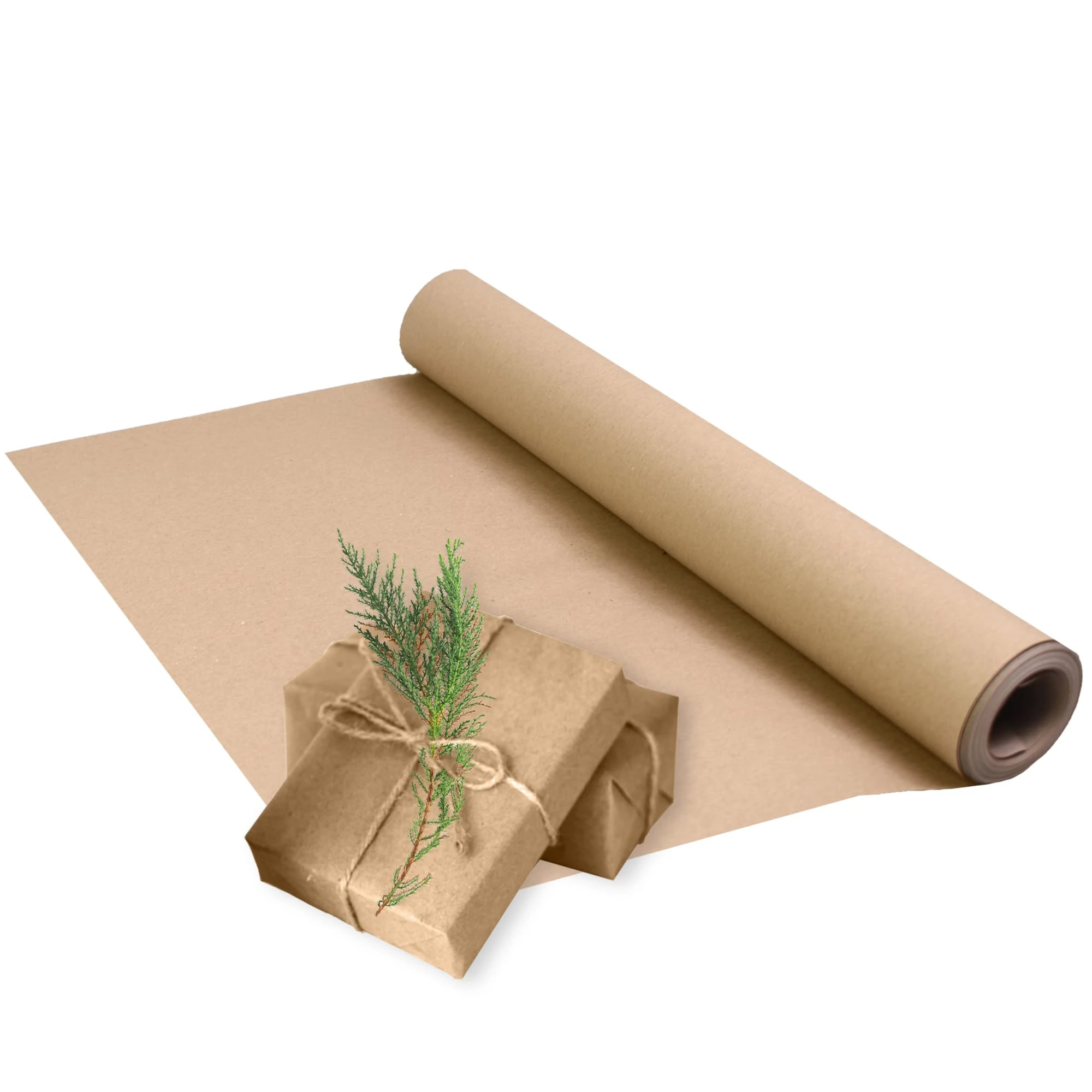 Triplast Brown ECO Kraft Paper (750mm x 10m) - Eco-Conscious & Recyclable - Multipurpose Wrapping Paper Roll with a Premium & Rustic Finish - Ideal for Gift Wrapping, Parcel Packing, Arts & Craft