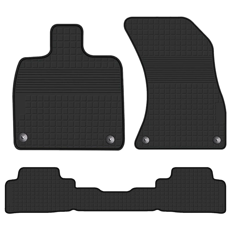 HD-Mart Car Floor Mats for Audi Q5 SQ5 2018 2019 2020 2021 2022 2023 2024 All Weather Car Floors Mat Custom Fit Full Black Rubber Floor Liners Set Waterproof Heavy Duty Odorless (No Hybrid Models)